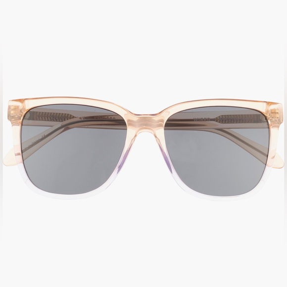 NEW Quay pink purp/smoke WIRED 56mm square Sunglasses •EXTREMELY RARE and BNWT•